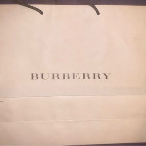 Burberry paper bag